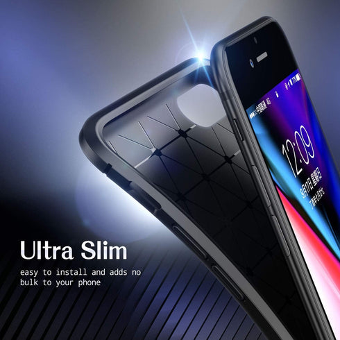 ORIbox Durable Lightweight Shockproof Cover for iPhone SE (3rd and 2nd gen) and iPhone 8/7, Slim Phone Case for Women