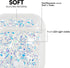 Case-Mate Soft Silicone Protective AirPod Case Cover with Keychain Ring, Compatible with AirPods Series 1 & 2, Twinkle