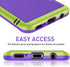 Jeylly Galaxy S9 Case with 2 Pack HD Soft Screen Protector, Ultra Slim One-Piece Anti-Slip Rugged Soft TPU Bumper