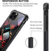 iPhone 12/12 Pro Case - Grid Sunset Pattern, Shockproof Anti-Scratch, Plexiglass, 6.1 inch, Perfect for Boys & Men.