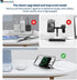 Foldable 3 in 1 Wireless Charger, Lightweight Portable Charging Station for iPhone 15 14 13 12, Compatible with