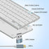 Ultra-Slim 78keys USB-C Mini Wired Keyboard with Media Hotkeys for Apple Mac Pro, MacBook, iMac, Air, Mac Mini, Windows