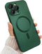 iPhone 14 Pro Max Magnetic Case for Women - Matte Luxury Soft Metallic, Magsafe Compatible, with Camera Lens Protector