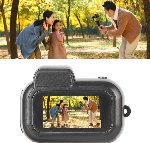 Mini DV Digital Camera 1080P, Retro SLR Camera with 0.96inch Display for Outdoor Activities