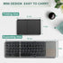 ROCK&ROWN Foldable Bluetooth Keyboard, Pocket Size Portable Wireless Keyboard with Touchpad for Mac OS,Android, Windows, Linux, PC, Tablet, with Rechargeable Li-ion Battery-Dark Gray