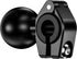 BRCOVAN Aluminum Alloy Mini Mount Base with 1'' TPU Ball for Rails Diameter 0.39'' to 0.63''