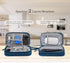 Electronic Organizer Travel Cable Accessories Bag, Waterproof Case for Power Bank, Charging Cords, USB Cable, Dark Green