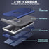 IDweel for iPod Touch 7th Generation Case with 2 Screen Protectors, Hybrid Shockproof Slim Heavy Duty Cover, Blue