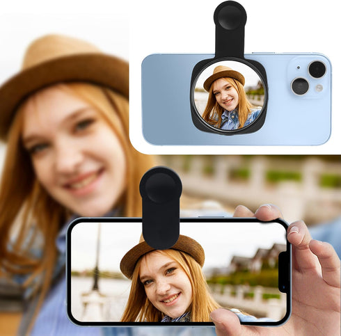 Esdallina Phone Rear Camera Selfie Mirror - See How You Look in The