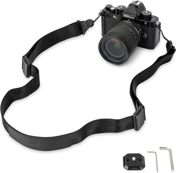 JJC DSLR Camera Neck Strap with Patented Quick Release Buckles, Universal Adjustable