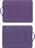 RAINYEAR 14 Inch Laptop Sleeve Case, Waterproof Handbag with Handle Strap, Padded Briefcase for 14" Notebook, Purple