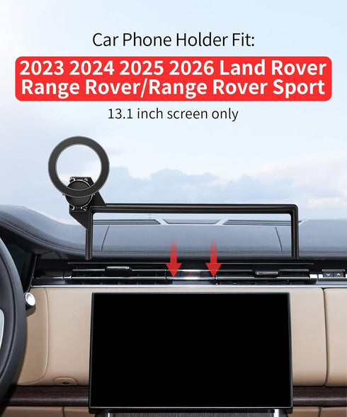 MaserWeller 2023-2026 13.1-Inch 360 Car Phone Holder for Land Rover Range Rover/Range Rover Sport Accessories Screen