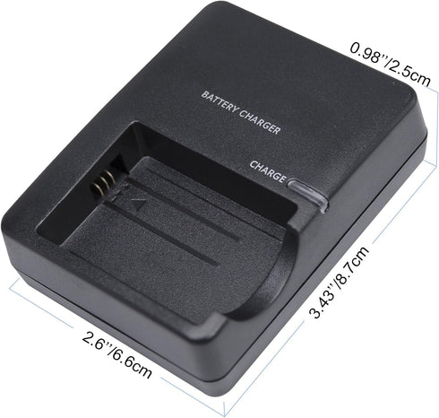 LP-E5 Quick Charger for Canon Battery: LCE5, LC-E5C, LC-E5E, EOS Compatible with Rebel XS, XSi, T1i, 450D, 500D, 1000D