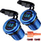 12V-24V USB Charger, Dual Port QC 3.0 Fast Charging, Waterproof & Dustproof for Vehicles and Boats