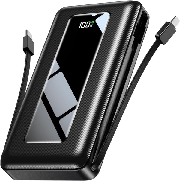 JKELAR Power Bank, 50000mAh Portable Charger, Travel Camping Essential Battery Pack with Built-in