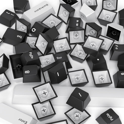 GTSP 168-keys PBT Keycaps, Cherry Profile 75 Percent with 6U 7U Spacebar for US Layout Cherry MX Switches