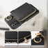 Furiet Wallet Case for Samsung Galaxy A53 5G with Shoulder Strap Ring Buckle, PU Leather Zipper Flip Organ Purse, Card Holder Stand Full Body Cell Phone Cover for A 53 G5 53A SM A536U 6.5" 2022 Black