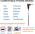Headset Headset 2.5mm Wantek Phone with Microphone Noise Cancelling,Telephone Jack Compatible with Panasonic AT&T
