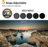 K&F Concept 55mm Variable ND Lens Filter - ND32-ND512 (5-9 Stops) Adjustable with 28 Multi-Layer Coatings for Camera
