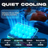 KLIM V15 Gaming Laptop Cooling Pad with 15 Fans, RGB Cooler, Adjustable Stand, Compatible up to 17 Inches