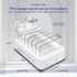 USB C Charging Station for Multiple Devices Apple, 100W 4 PD and 2 USB Charger Stations Compatible with Apple iPhone