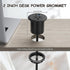 XBA 2inch Desktop Power Grommet - Recessed Power Strip with PD 20W USB C and AC Outlet