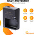 LP-E10 Cameras Charger for Canon EOS Rebel T7 T6 T5 T3 T100, LC-E10 LC-E10C LC-E10E Batteries Power Supply