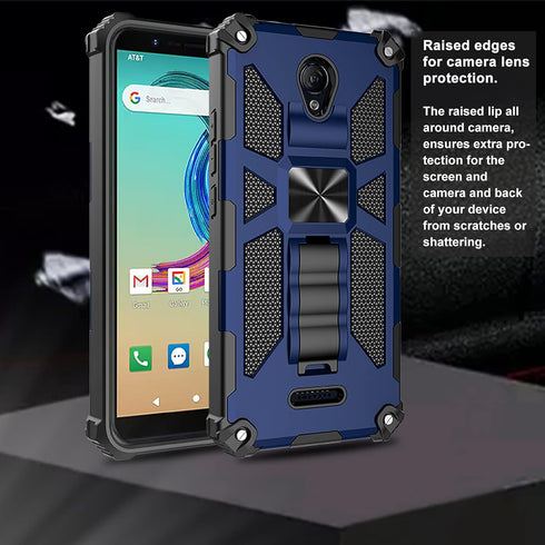 Ailiber Case for AT&T Fusion Z (V340U), Motivate (V341U) with Screen Protector, Rugged Shockproof Armor Phone Cover