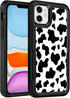 Designed for iPhone 11 Case, Heavy-Duty Slim Shockproof Protective Case for Women Girls, Cute Cow Print 6.1 Inch
