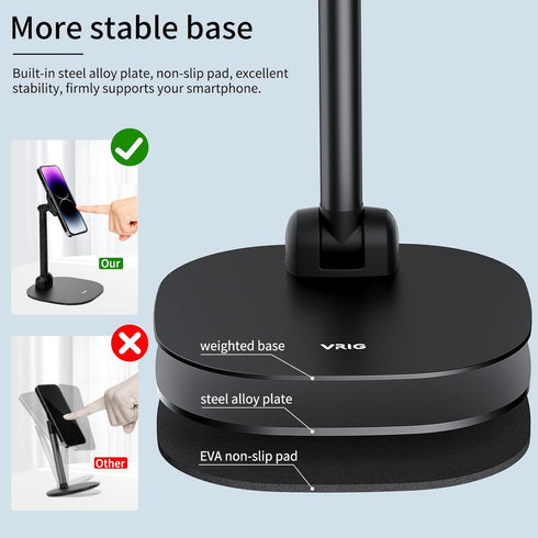 VRIG Direct 360Rotation 17/17pro/16/15/14/13 VRIG Magnetic Wireless Charger Phone Stand Desktop Phone Holder Adjustable