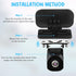Giantree 2PCS Rear Camera Holder, Universal Dash Cam Rear View Camera Mount with A Screwdriver Tool, Adjustable Back