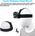 PellKing Quick Release Head Strap Mount for GoPro Hero 13 12 11 10 9 8 7 6 5, Insta360 X3 X2, DJI Osmo Action