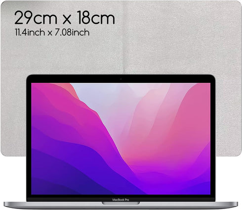 2 Pack 13 inch 14 inch 13-14 inch Microfiber Liner Cleaning Cloth Compatible with MacBook Pro/AIR and MacBook Pro