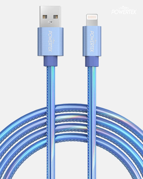 LIQUIPEL Powertek 6 ft iPhone Charger Cable, Fast Charging Lightning to USB Cord Adapter, MFI Certified, Compatible for