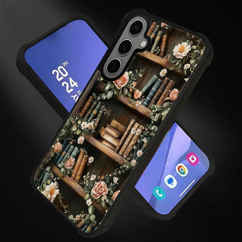 SKAMIX S24 Plus/S25 for Samsung Galaxy Plus Case,Soft Silicone Shockproof Bumper Camera Protection Phone Case-Vintage