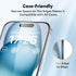UNBREAKcable 3-Pack iPhone 15 Screen Protector, 9H Hardness, Shatterproof, HD Clear, Case Friendly, Easy Install Frame.