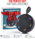 RISEBASS Water Resistant Bluetooth Shower Speaker, Handsfree Portable Speakerphone with LED Light for Bathroom, Beach