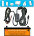 EDO Tech Ultra Compact Micro USB Direct Hardwire Car Power Cord Kit, 10 Ft for GPS Tracker, Bluetooth Speaker