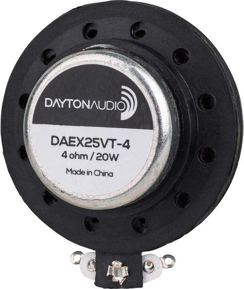 Dayton Audio DAEX25VT-4 Vented 25mm Exciter, 20W 4 Ohm