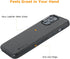 molzar GripBig Series Case for iPhone 12 Pro Max, Built-in Metal Plate for Magnetic Mount, Black/Black