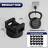 20 Pack Magnetic Cable Zip Tie Base, Scratch-Proof Magnet Zip Tie Mount for Office & Garage Cable Management, Reusable