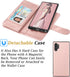 Takfox for Samsung Note 10 Plus Case Wallet, PU Leather with 9 ID Credit Card Holder Slots