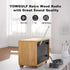 YOWGUIF AM FM Radio Classic Retro Wood Table Radio with Bluetooth Speakers for Home and Office