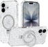 Casehas Magnetic for iPhone 17 Case with Invisible Stand, Compatible with MagSafe, Clear