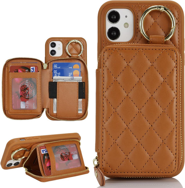 Hamany for iPhone 12 Case Wallet with Card Holder,for iPhone 12 pro Phone