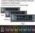 LXKLSZ MP3 Car Stereo Bluetooth Single Din LCD Audio Radio with Brightness Adjustment APP Control Player Supports Hands