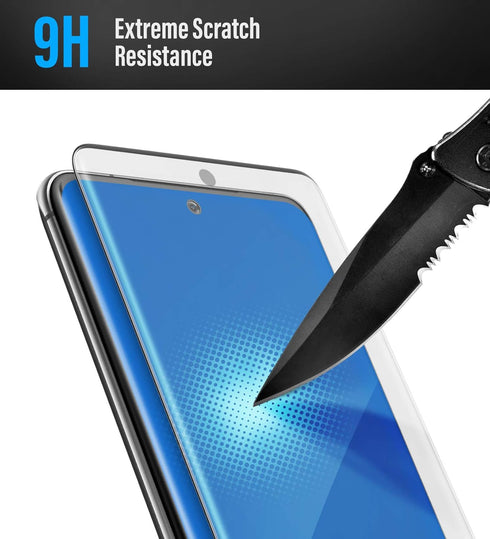 magglass Samsung Galaxy S20 Tempered Glass Screen Protector with In Screen Fingerprint Sensor - Anti Bubble UHD Clear
