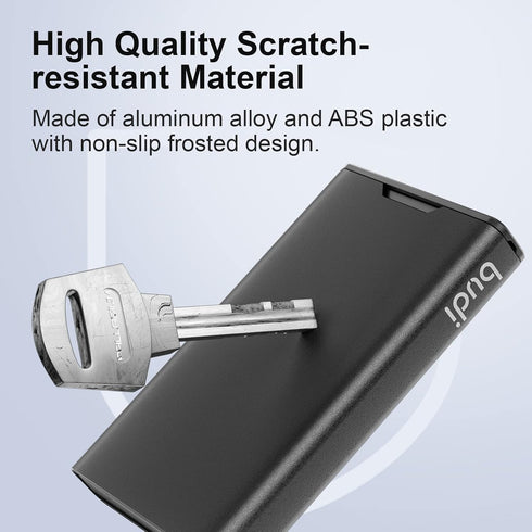 BUDI Pop-up Design Memory Card Case, Crush & Shockproof Wallet for Micro SD/SDXC/SDHC Cards, Mini Storage Case