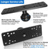 Aluminum Fish Finder Mount with 1.5 Inches/C Size / 38mm Ball, Universal Mounting Plate for Garmin, Lowrance and More, Compatible with RAM Mount, Scotty, iBOLT and More Arm