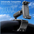 360° Rotating Car Dashboard Phone Clip Holder, Dash Steering Wheel Cell Phone Clamp Mount for 4-7 Inch Smartphones